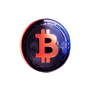 Floating card with crypto market analytics data visuals